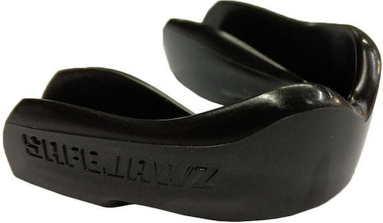 Safejawz Intro Senior Protective Mouth Guard with Case Black