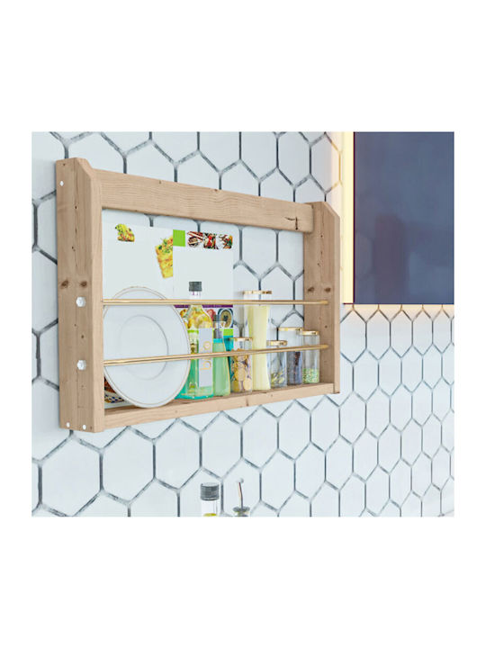 Rana Floor Wooden Bookcase Brown 53x35cm
