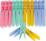 Clothespins made of Plastic 24pcs Multicolour