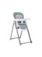 Lorelli Party Foldable Highchair with Metal Frame & Leatherette Seat Iceberg Green