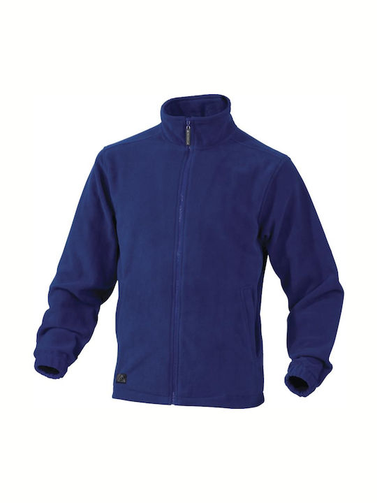 Herren Kurzarm Jacke Arbeit Blau