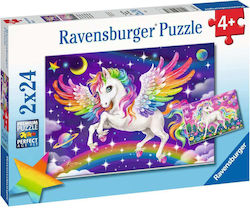 Kinderpuzzle Unicorn and Pegasus für 4++ Jahre 48pcs Ravensburger