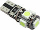 Photon Λάμπες Αυτοκινήτου T10 Canbus LED 6000K Ψυχρό Λευκό 12V 5W 2τμχ