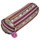 Yogi & Yogini Yoga-Kissen Runde Kissen 60x16cm in Mehrfarbig Farbe
