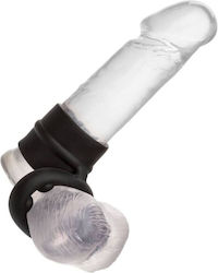 Calexotics Alpha Liquid Dual Пръстен Петел и тестиси Силикон Black