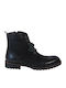 Leder Schwarz Stiefel