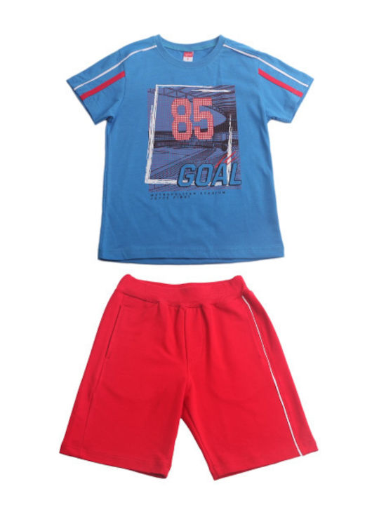 Joyce Kids Set with Shorts Summer 2pcs Blue