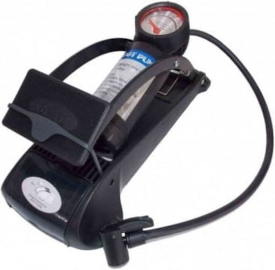 Aplus-Beto 588080380 Помпа Пневматичен Крака с Манометър 160psi