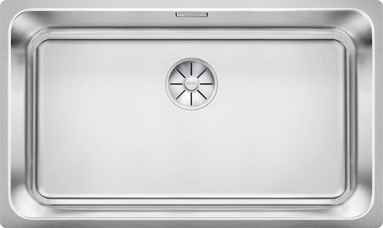 Blanco Solis 700 IF Ένθετος Νεροχύτης Inox Brushed Μ74xΠ44cm Ασημί