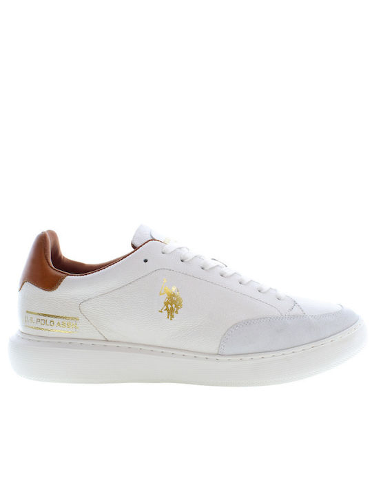 U.S. Polo Assn. Cryme Herren Sneakers Weiß