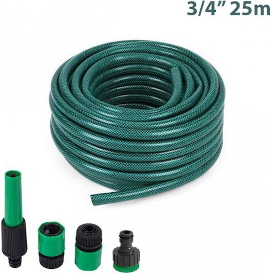 Factory Hose Watering Set 3/4" 25m