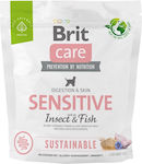 Brit Care Digestion & Skin Sensitive 1kg Ξηρά Τροφή χωρίς Σιτηρά για Ενήλικους Σκύλους με Ψάρια