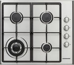 Heinner Autonomous Cooktop with Liquid Gas Burners 58x51cm