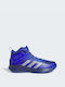 Adidas Αθλητικά Παιδικά Παπούτσια Μπάσκετ Cross Em Up 5 Royal Blue / Silver Metallic