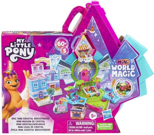 Hasbro Miniaturspielzeug Mini World Magic - Epic Crystal Brighthouse Mein kleines Pony für 5+ Jahre Jahre