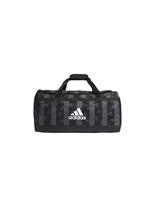 Adidas Linear Duffel Gfx Ανδρική Τσάντα Ώμου για Γυμναστήριο Μαύρη