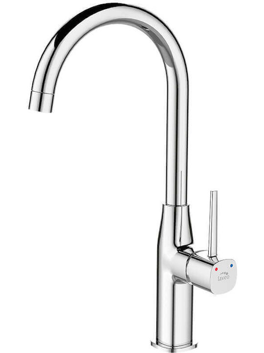Laveo Pola Bap 068D Ψηλή Πάγκου Ασημί