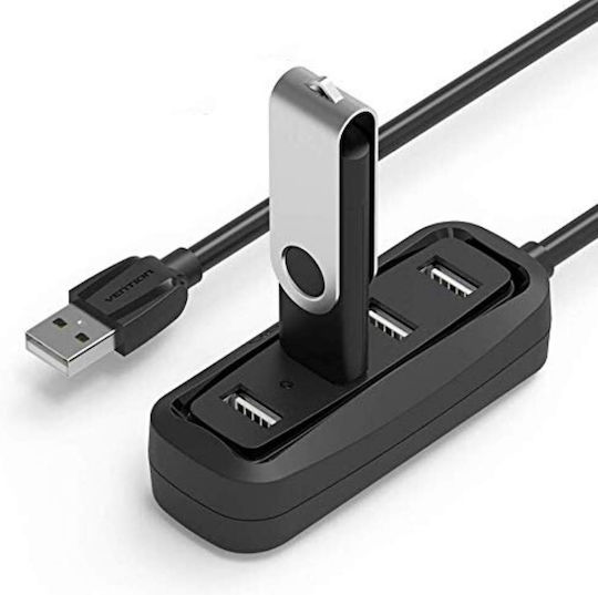 Vention USB 2.0 4 Port Hub with USB-A Connection
