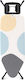 Brabantia Spring Bubbles Ironing Board for Steam Iron Foldable 124x45x98cm