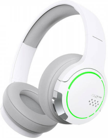 Edifier Hecate G2BT Ασύρματο On Ear Gaming Headset με σύνδεση Bluetooth Λευκό