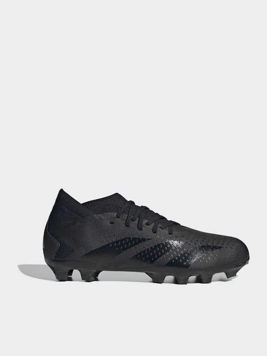 adidas Predator Precision.3 Футболни Обувки с Бутони Основно Черно / Облачно Бяло