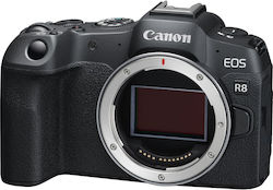 Canon Mirrorless Φωτογραφική Μηχανή EOS R8 Full Frame Black