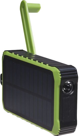 Denver PSO-10012 Слънчева Power Bank 10000mAh с 2 USB-A порта Зелен