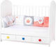 Amek Toys Michele Crib Bumpers Classic Inside Orange 30x30cm
