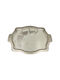 Oriana Ferelli Wooden Rectangular Decorative Tray Beige - Silver 53x40x2cm