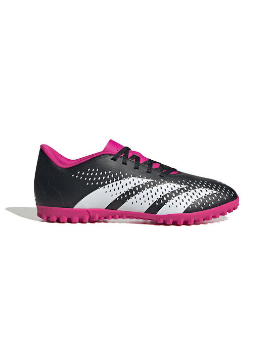 Adidas Predator Accuracy.4 TF Χαμηλά Ποδοσφαιρικά Παπούτσια με Σχάρα Core Black / Cloud White / Team Shock Pink 2