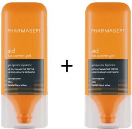 Pharmasept Hot Power Gel Plus Θερμαντική Γέλη 2x100ml 2τμχ 200ml