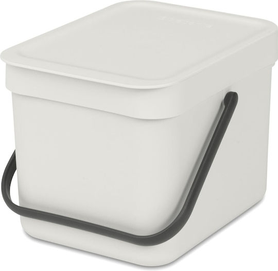 Brabantia Brabantia Mülleimer Sort & Go Kunststoff Hellgrau 6lt