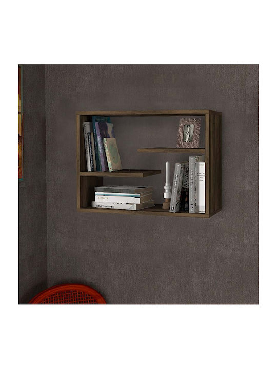 Ράφι Τοίχου Tino Καρυδί 60x19.5x44εκ.