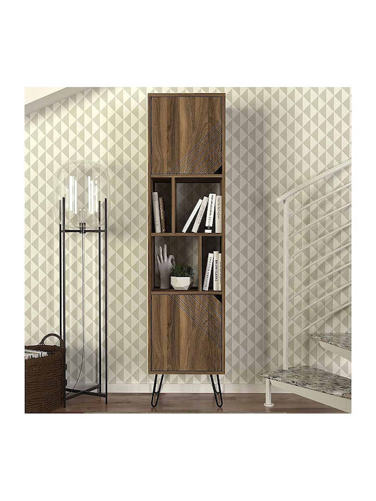 Bibliothek Norma Walnut 45x35x184cm