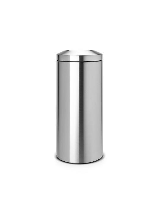 Brabantia Flame Guard Stainless Steel Waste Bin 30lt Matt Steel