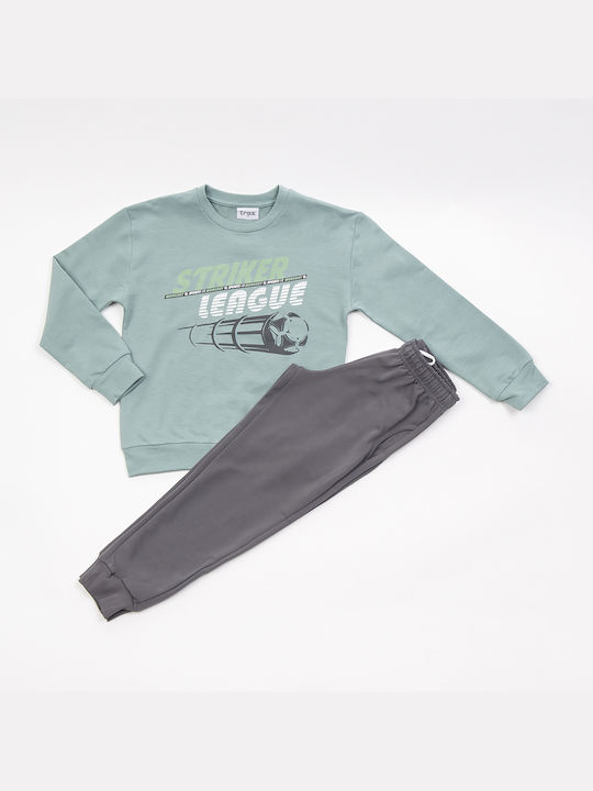 Trax Kids Sweatpants Set Green 2pcs