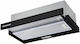 Heinner Sliding Vent Hood 59.5cm Black