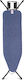 Brabantia Σιδερώστρα για Σίδερο Ατμού Σπαστή Denim Blue 124x45x96cm