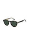Carrera Sonnenbrillen mit Braun Schildkröte Rahmen und Grün Linse 306/S 086/QT