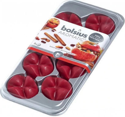 Bolsius Duft-Wax Melt mit Duft gebackener Apfel 8Stück