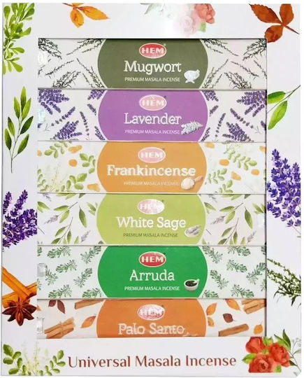 Hem Σετ Αρωματικών Sticks Masala DET3080327 6τμχ