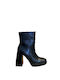 Women's Boots with Square Heel Black