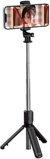 XO SS09 Selfie Stick Τρίποδο Κινητού Bluetooth Μαύρο