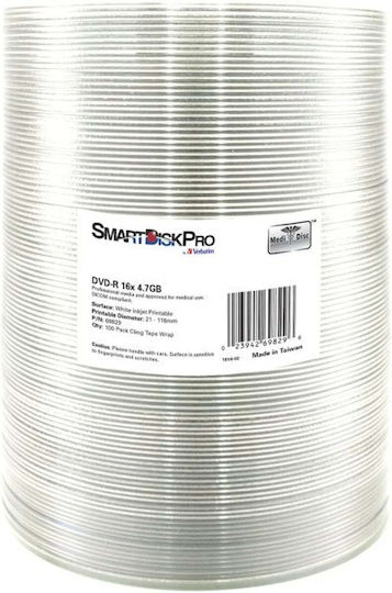 Verbatim SmartDisk Pro Inscripționabile DVD-R 16x 4.7GB 100buc