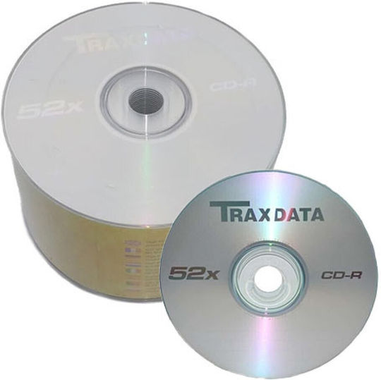 Traxdata Εγγράψιμα CD-R 52x 700MB 50τμχ