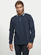 Redgreen Men's Long Sleeve Blouse Polo Navy Blue