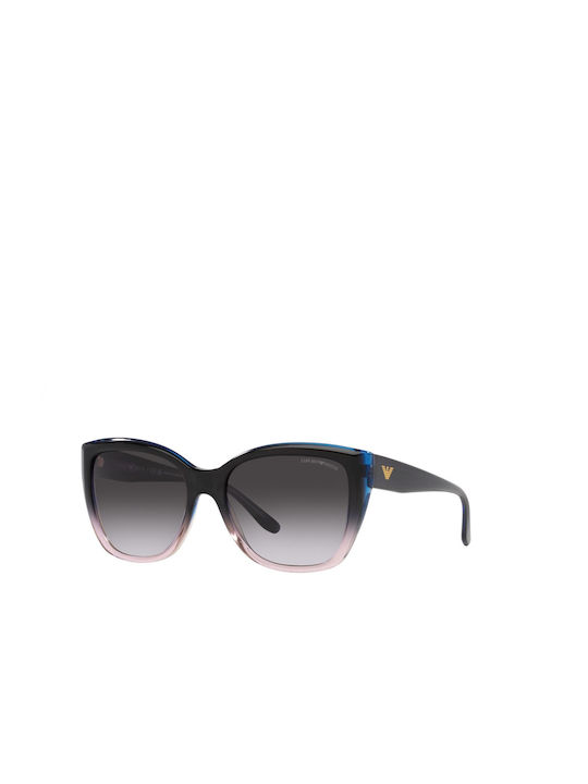 Emporio Armani Women's Sunglasses with Multicolour Plastic Frame and Gray Gradient Lens EA4198 59918G