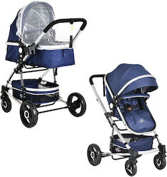 Cangaroo Gigi 2 in 1 Baby Kinderwagen Geeignet für Neugeborene Denim 12kg 108494