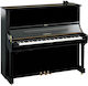 Yamaha Akustisch Aufrecht Klavier U3 SH3 Silent-Modus und Anschluss an Kopfhörer und Computer Poliertes Ebenholz