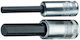 Gedore Spritzfilter Wasserhahn Bit-Stecknuss mit Inbusschlüssel-Bit und Antriebsvierkant 1/2'' Größe H14x140mm 1Stück